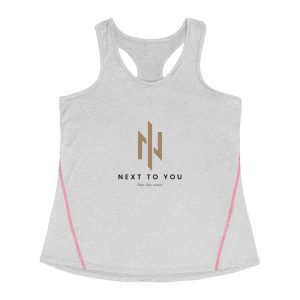 Sporty Women’s Racerback Top – Next to You Design, Activewear, Gym Top, Workout Tank, Fitness Apparel, Casual Wear
