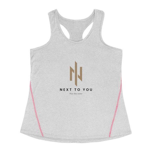 Sporty Women’s Racerback Top – Next to You Design, Activewear, Gym Top, Workout Tank, Fitness Apparel, Casual Wear