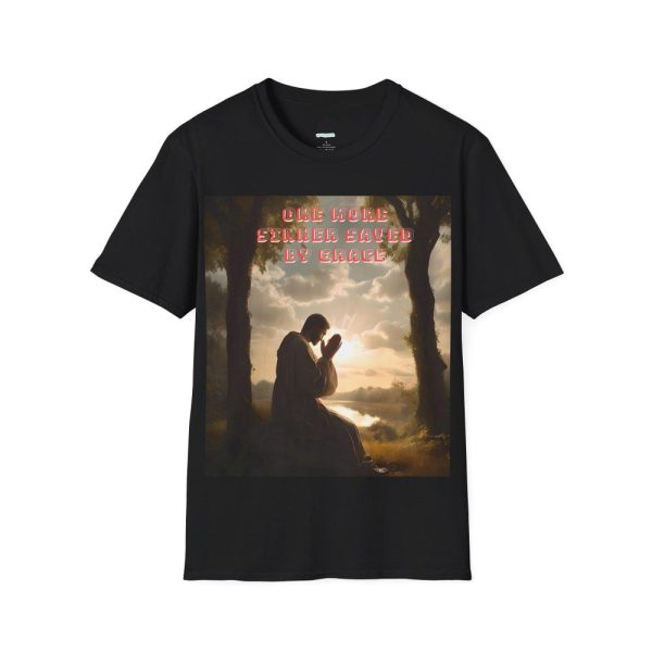 Inspirational Faith T-Shirt – ‘One More Sinner Saved by Grace’