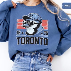 Toronto Baseball Unisex Sweatshirt, Sports Fan Gift, Blue Jays Crewneck Jumper, Team Apparel, Baseball Fan Gear