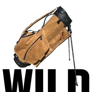 Stand bag Leather Trim &Waxy Canvas. Lightweight and durable