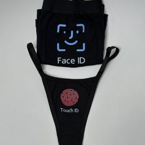 Custom underwear Face ID Touch ID lingerie for couple boxers and thongs