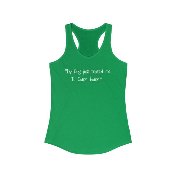 Copy of Dog Mom Women’s Tank Top – Adopt Dog Fitness Racerback, Saved Me Cute Gym Fit Comfortable Top, Ideal Women Tank